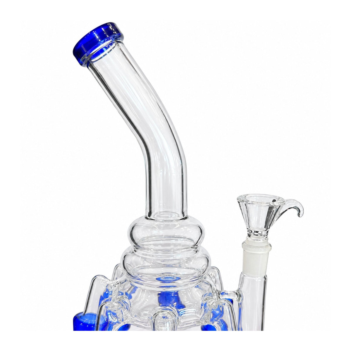 13 Inch Recycler Bong - Neck Band