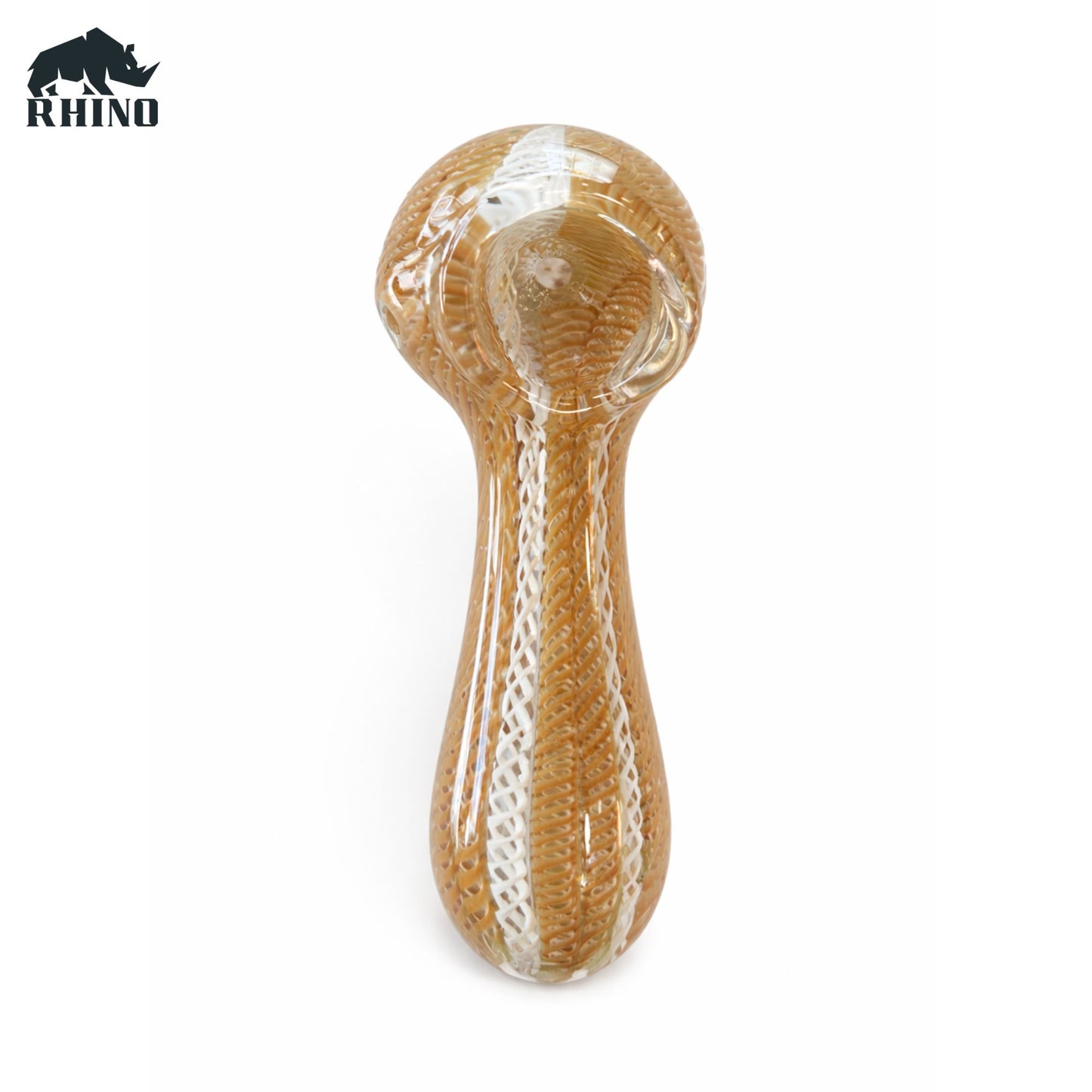 4 Inch Glass Herb Smoking- Brown