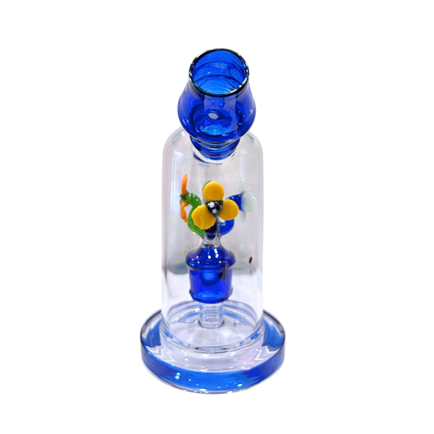 6-Inch Cute Glass Bong - Blue