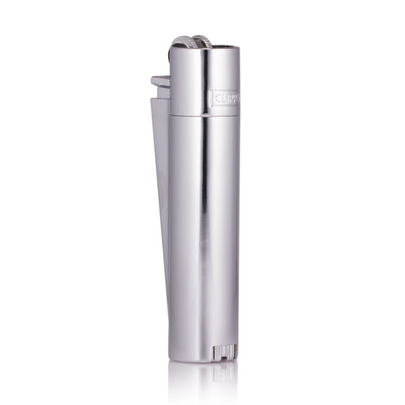 CLIPPER Metallic Silver Lighter