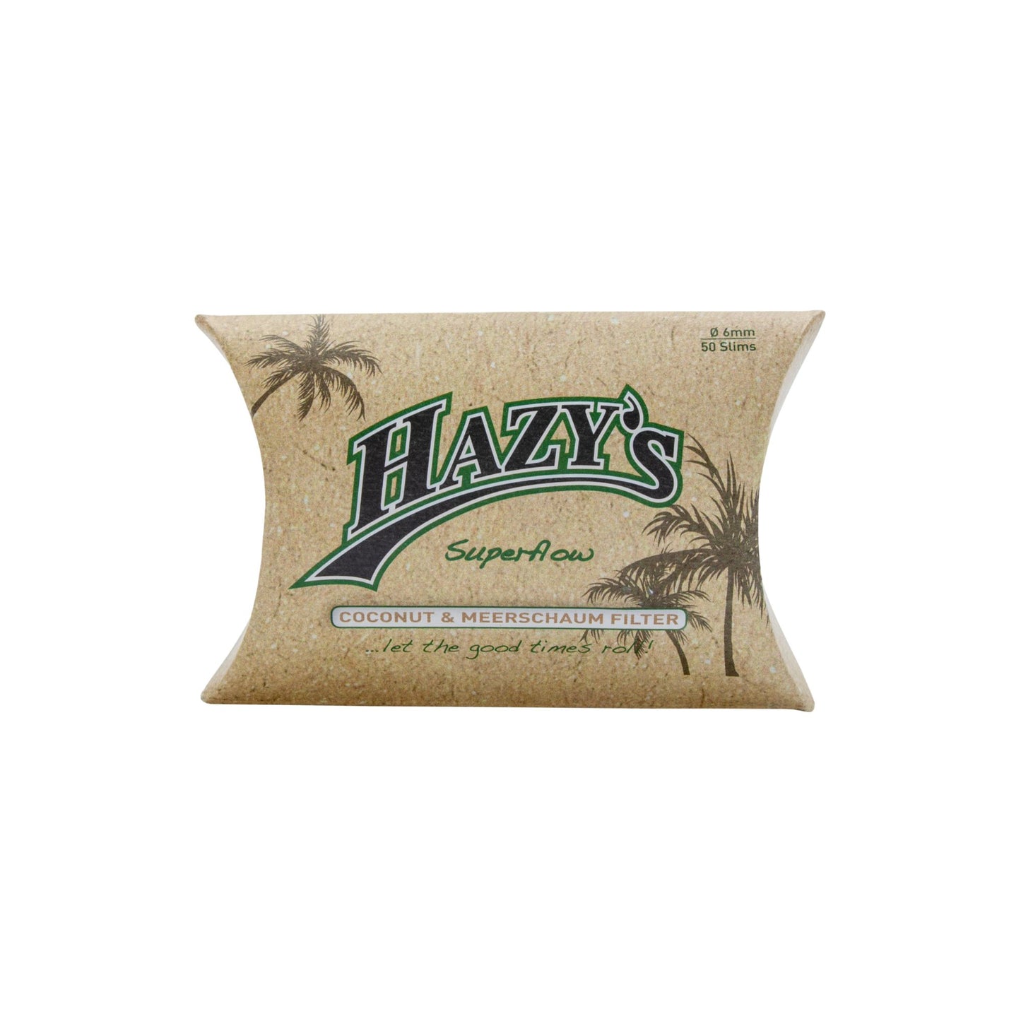 Hazy's Coconut & Meerschaum 6mm Filters - Pack of 50