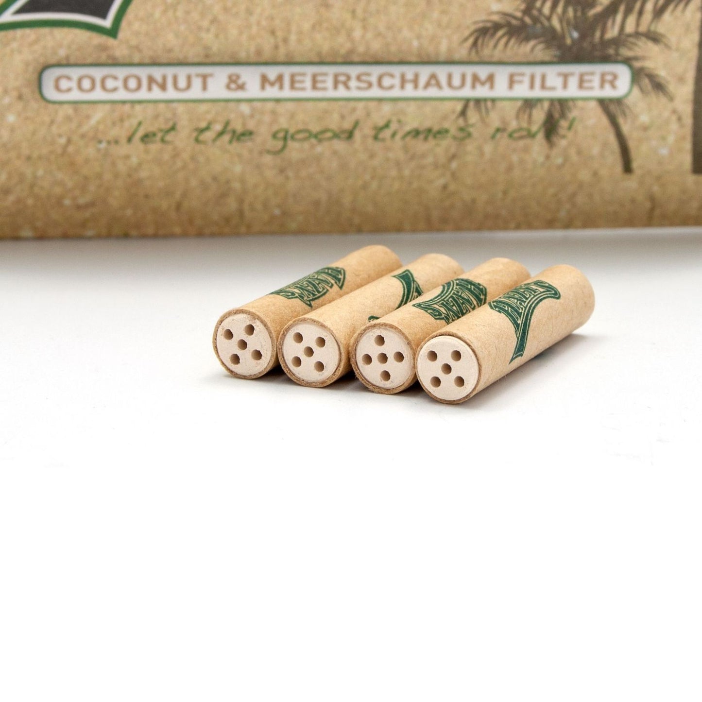 Hazy's Coconut & Meerschaum 6mm Filters - Pack of 50