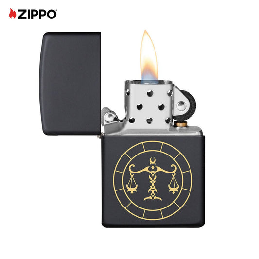 Libra Zippo Lighter - Windproof Flame