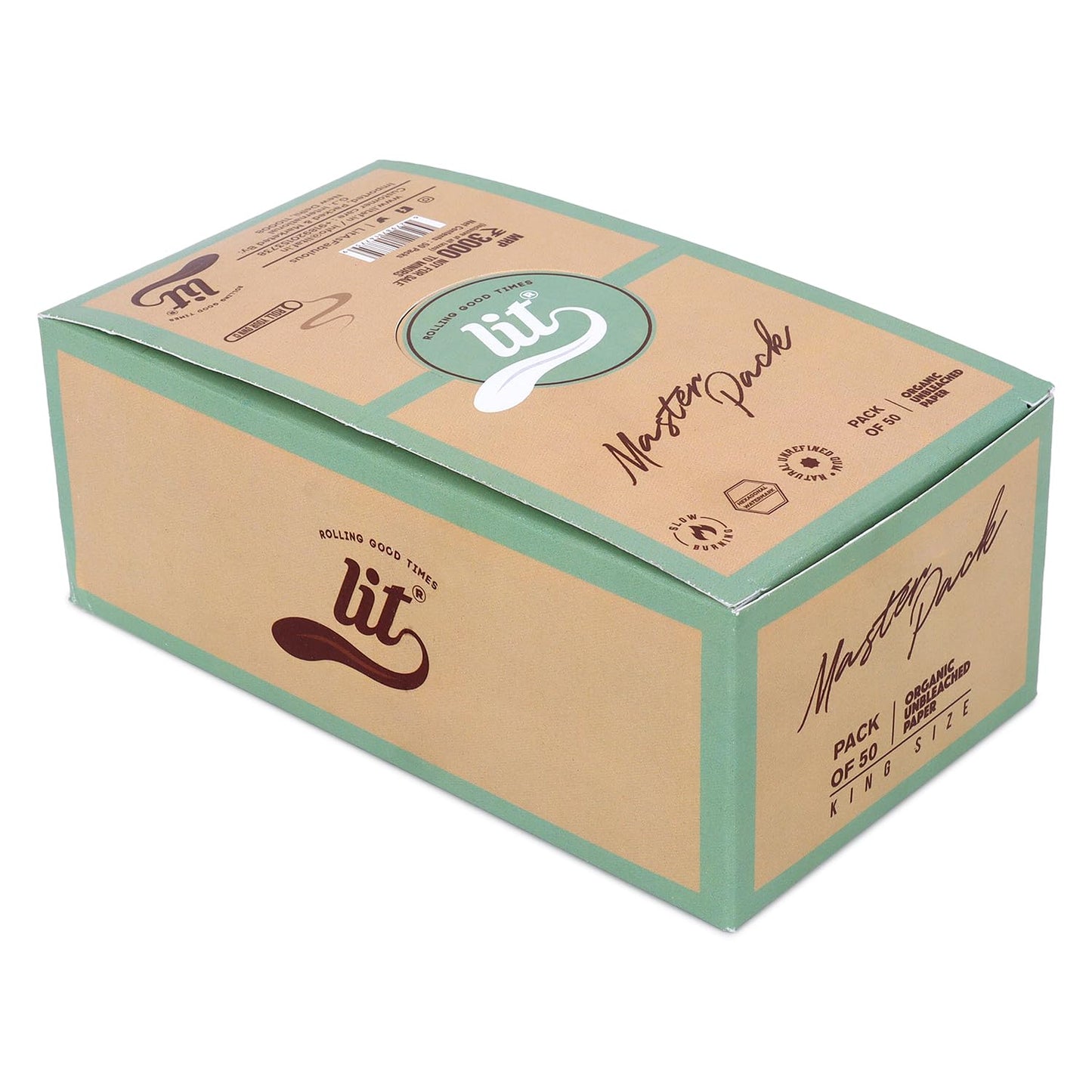 LIT Master Pack Brown Rolling Papers