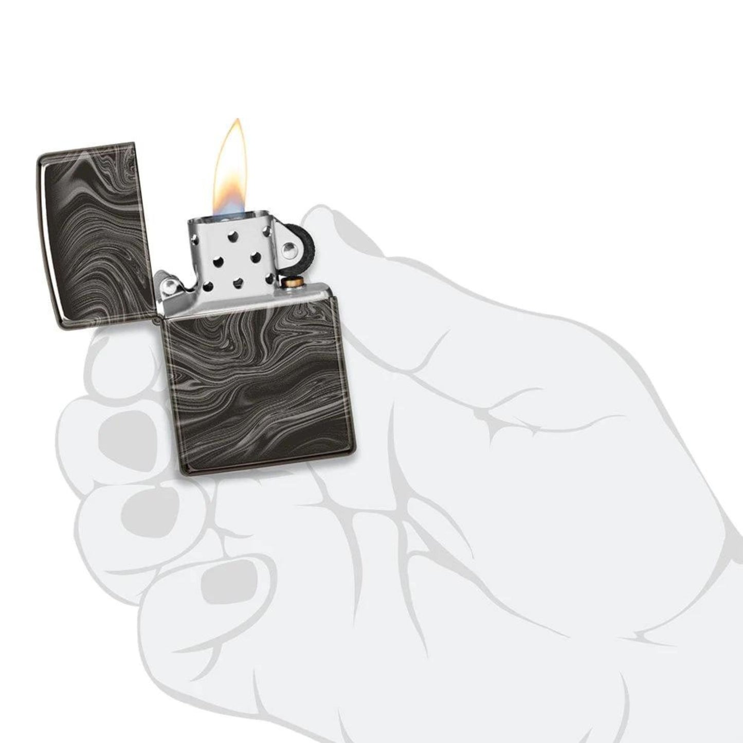 ZIPPO Marble Pattern Design Windproof Lighter