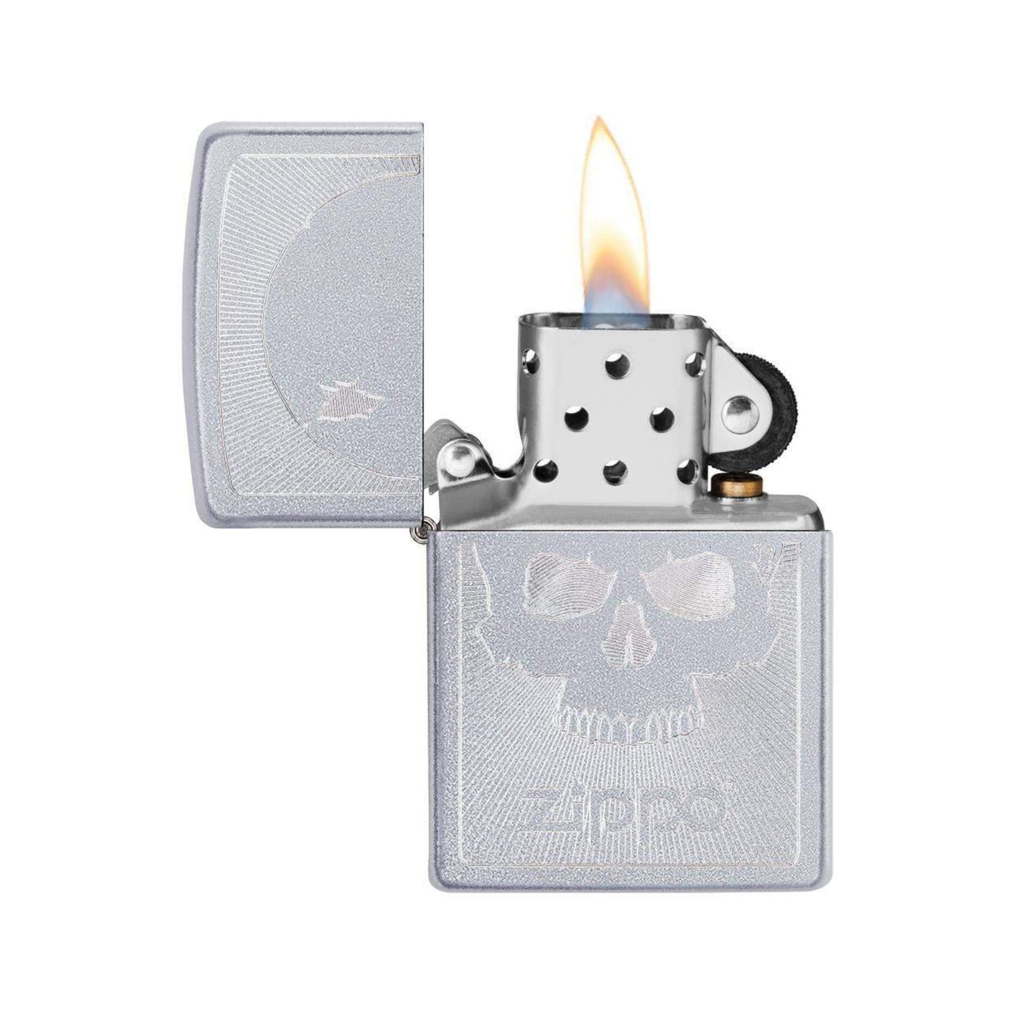 ZIPPO Skull With Lines Windproof Lighter