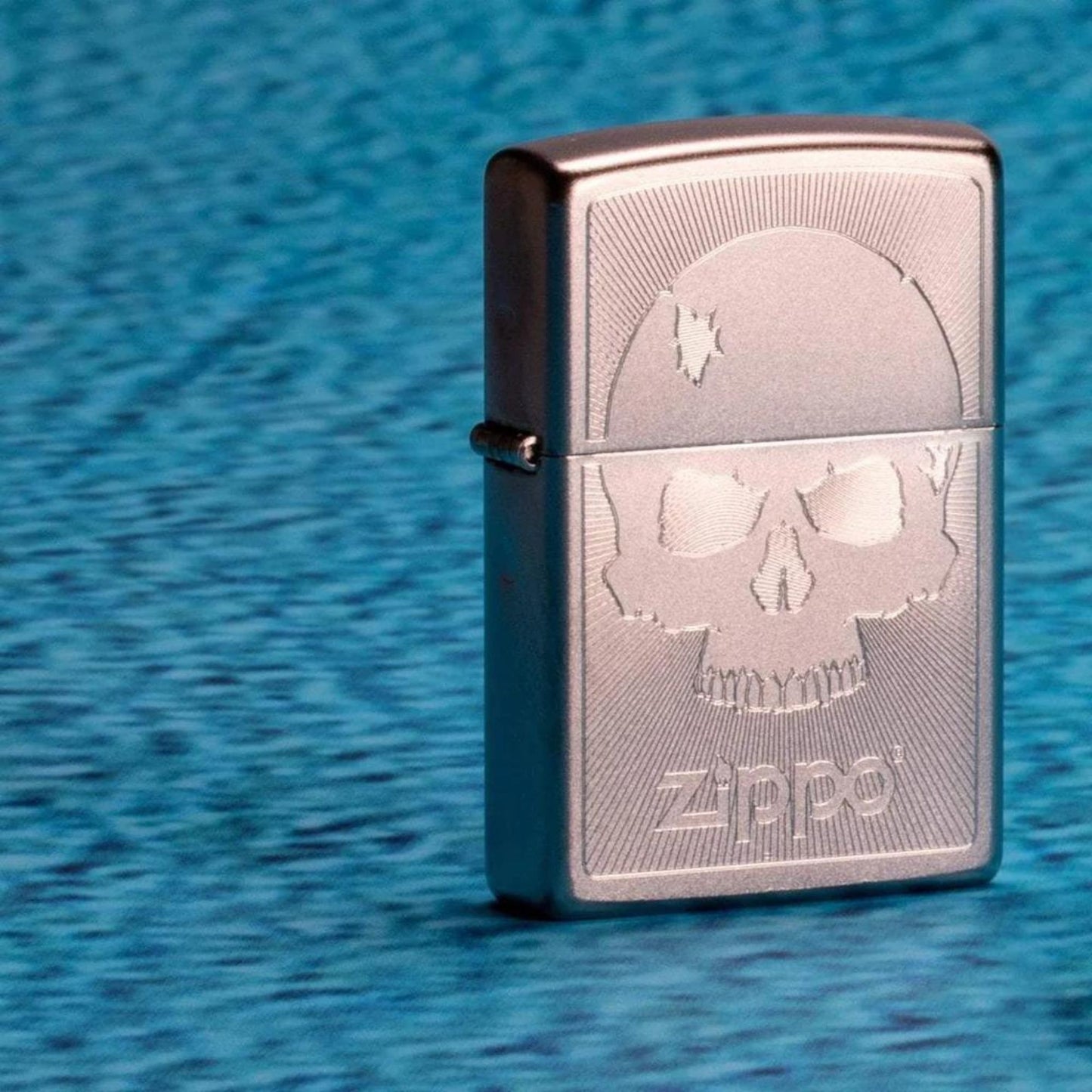 ZIPPO Skull With Lines Windproof Lighter