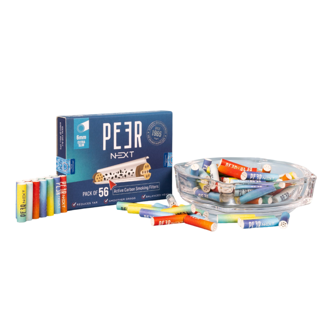 Peer Next Active Carbon Filters | 6mm - Pack of 56