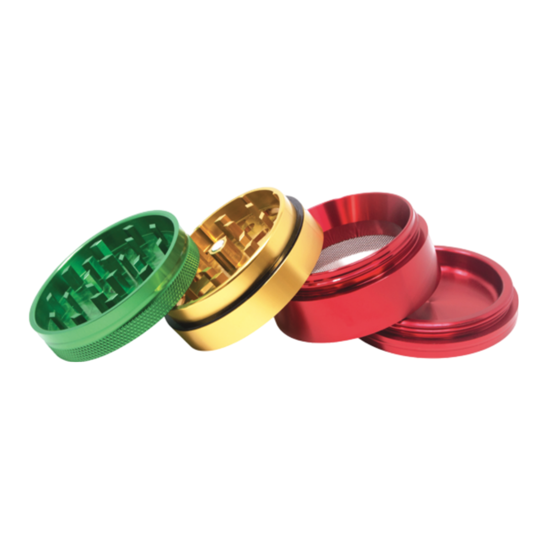 Hammercraft x RAW 4-Piece Grinders - Red