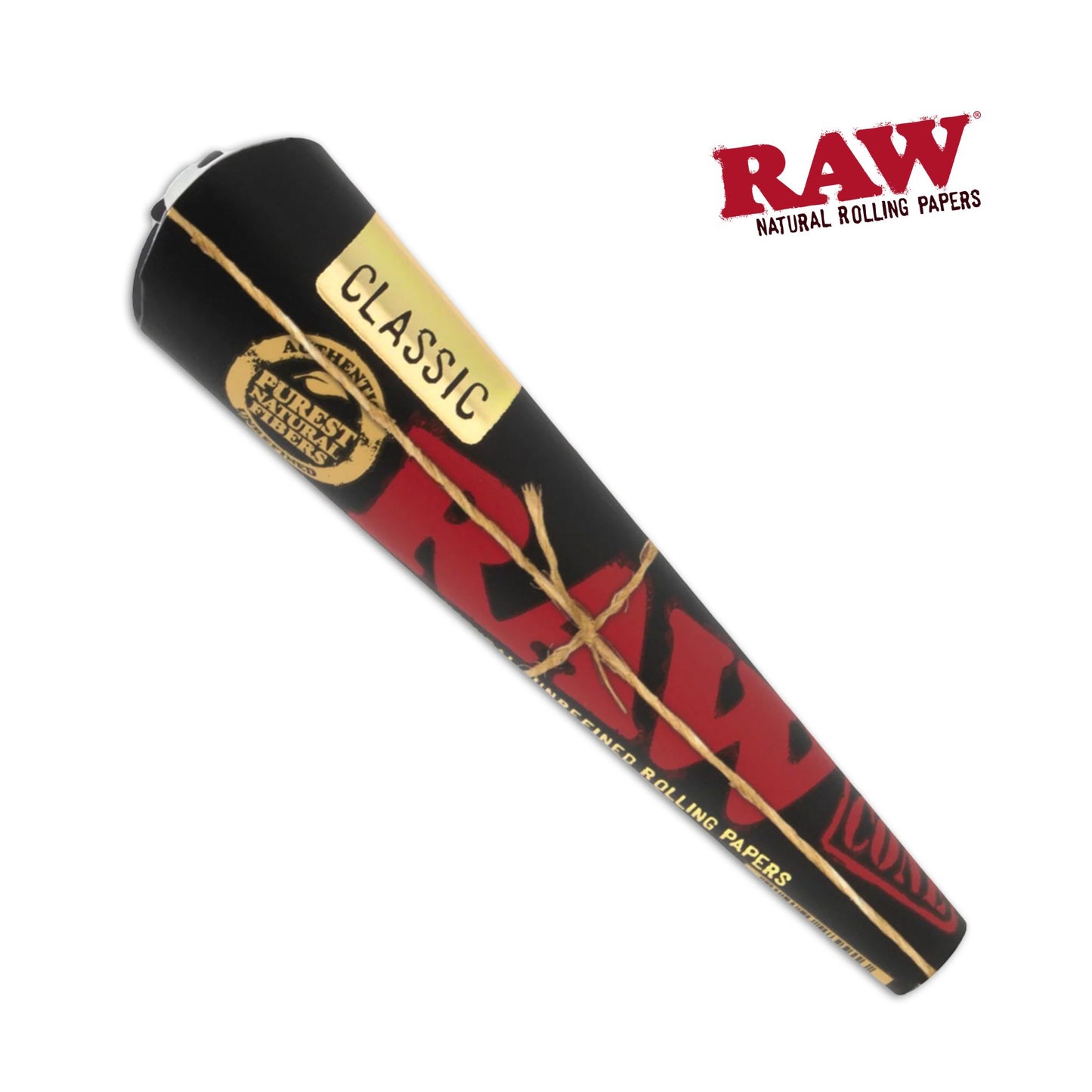 RAW Black King Size Pre-Rolled Cones - Pack of 3