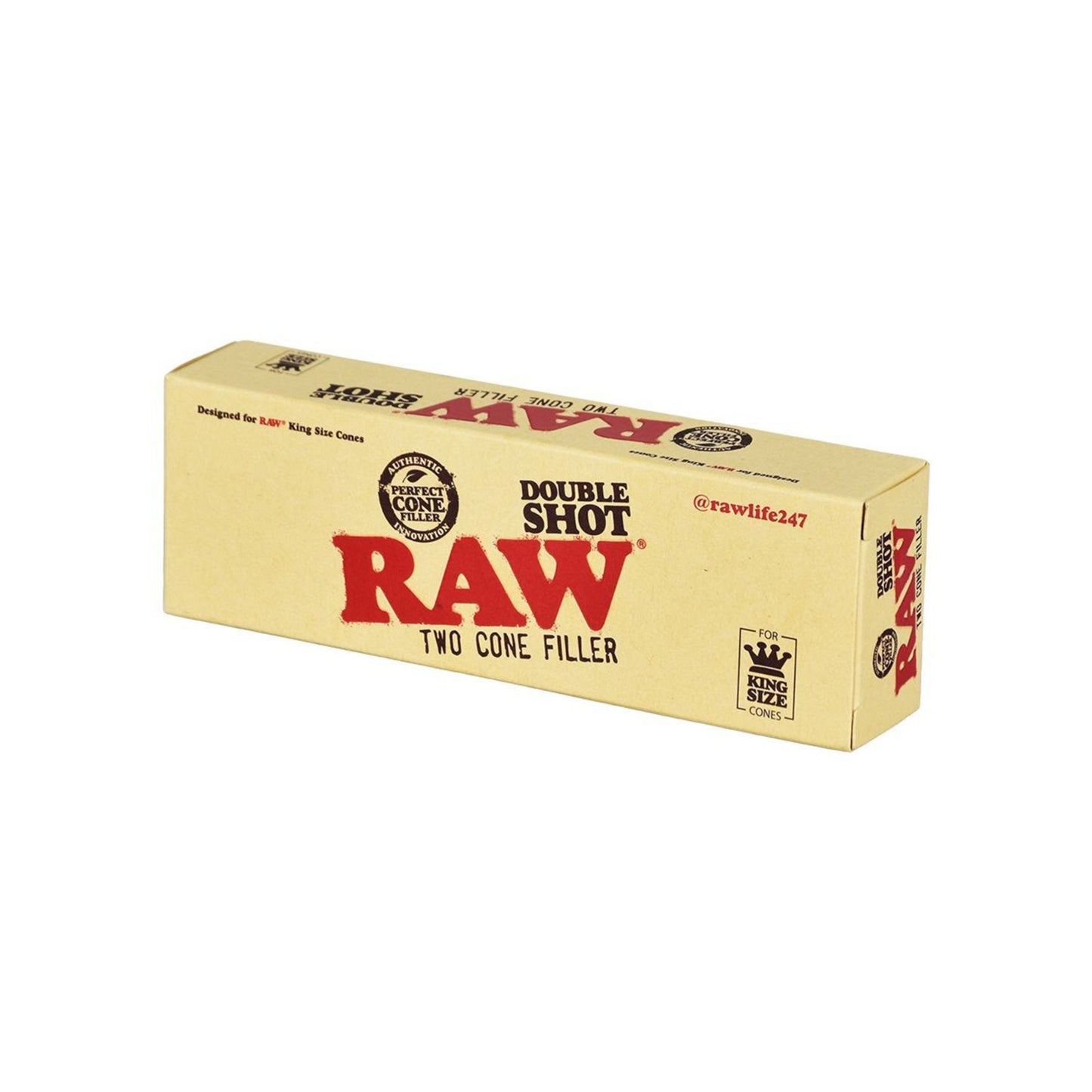 Raw Double Shot Two Cone Filler Pack