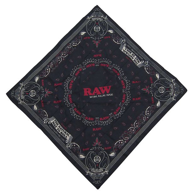RAW Bandana Black Open Pack