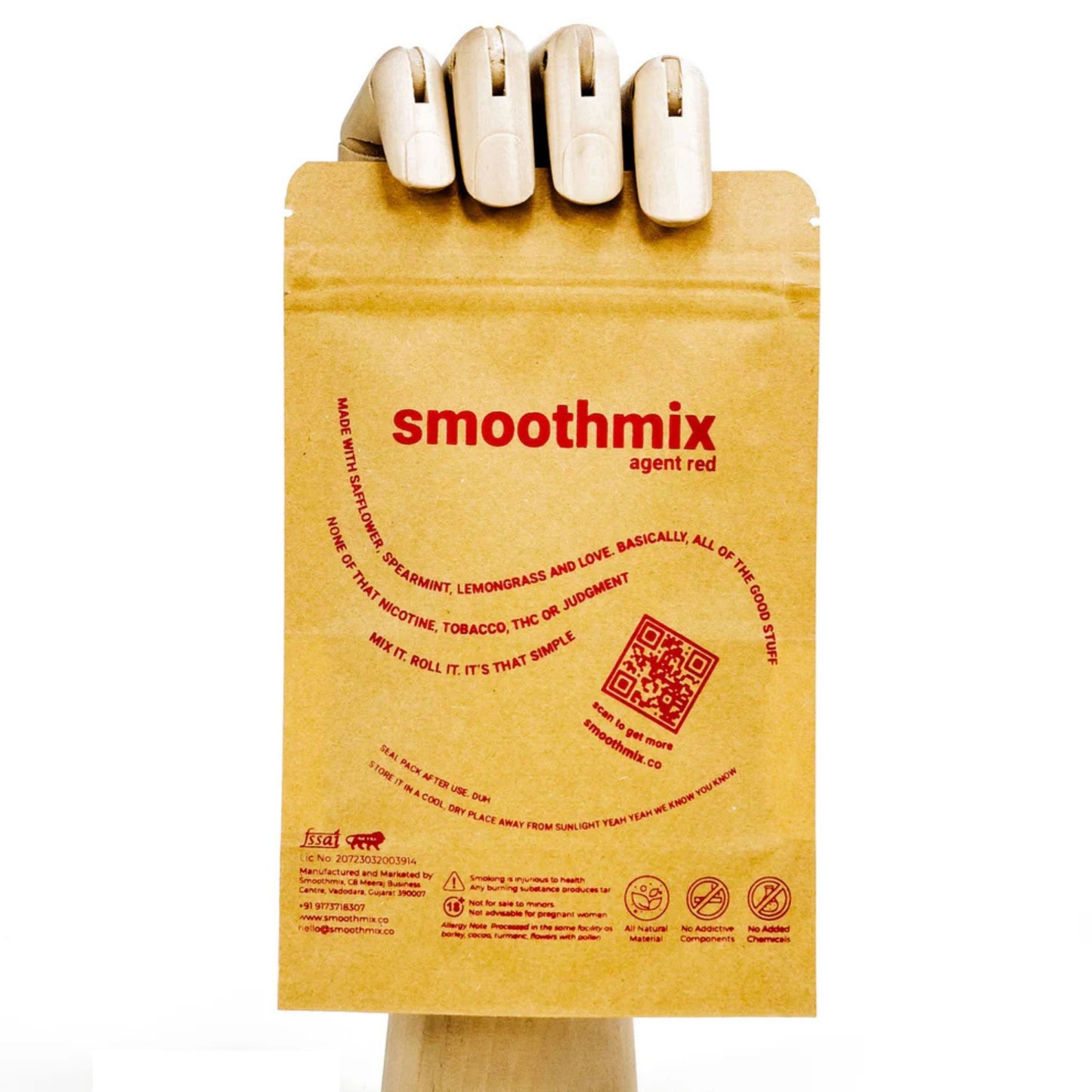 SMOOTHMIX Agent Red Herbal Mix Back