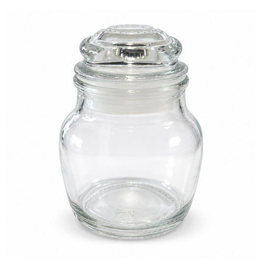 Transparent Glass Jar