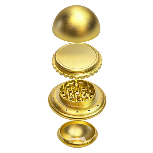 3 Part UFO Metal Herb Crusher