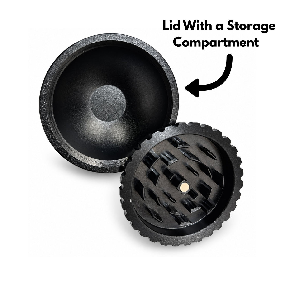UFO Metal Herb Crusher With Storage