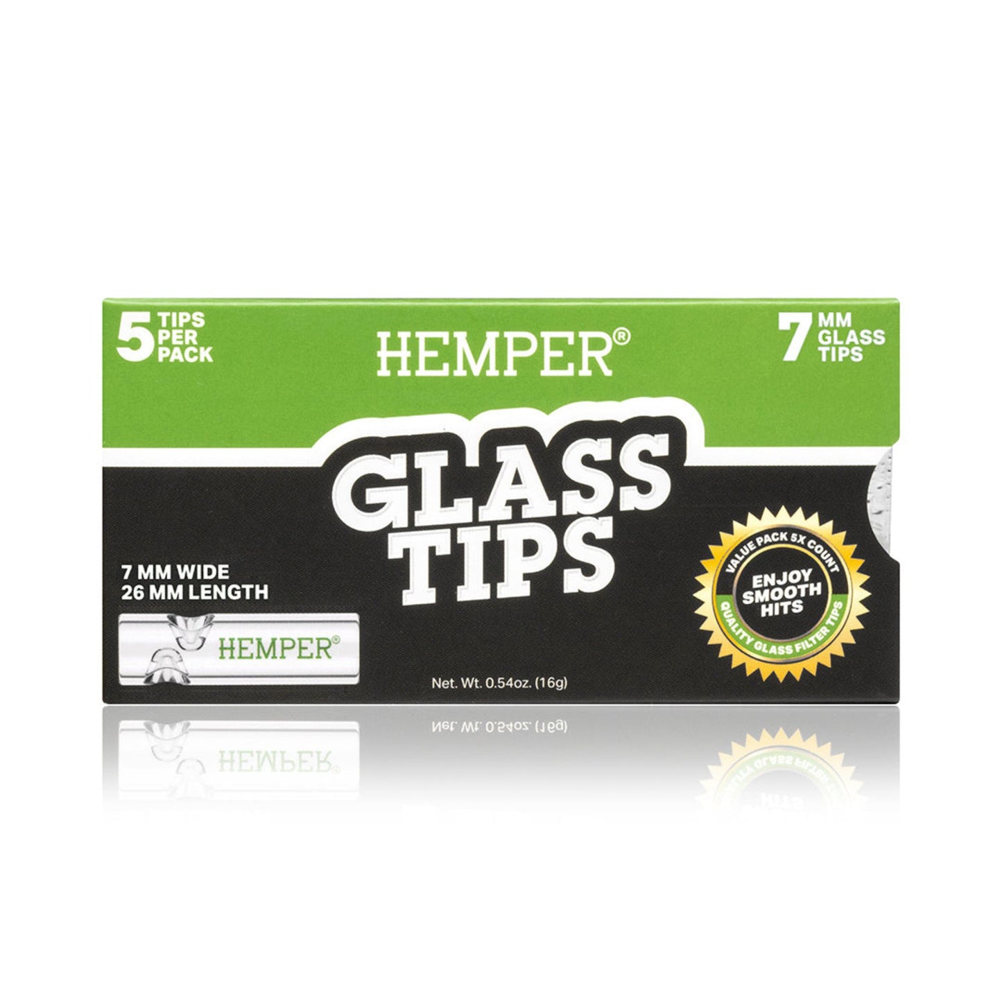 Hemper Glass Filter Tips 7 mm Size