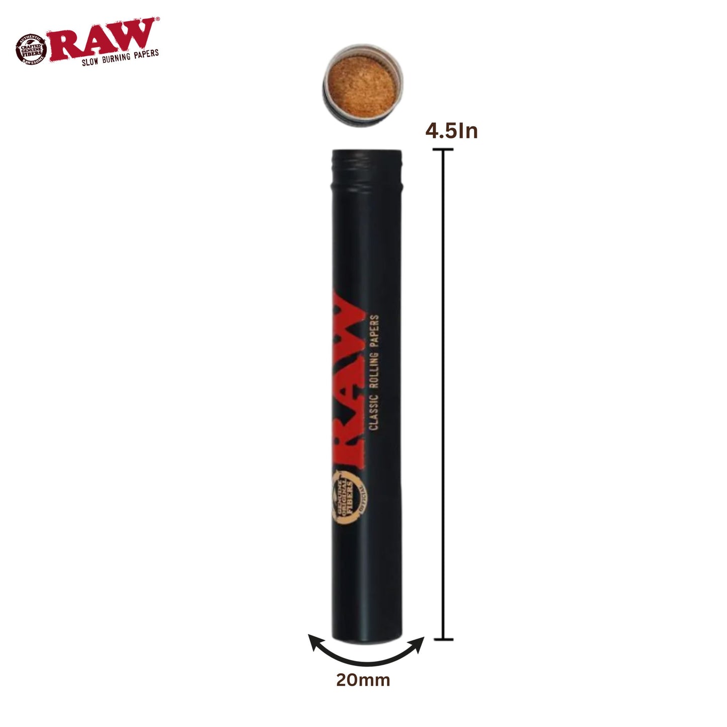 Raw Preroll Cone Holder Tube