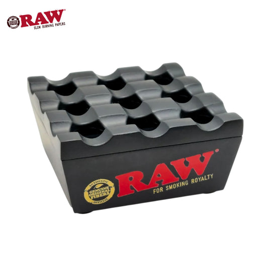 Raw Regal Windproof Ashtray | Table Top Design With 9 Grid Lid
