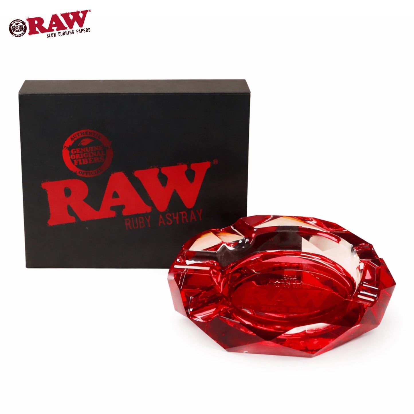 Raw Ruby Cigar Ashtray