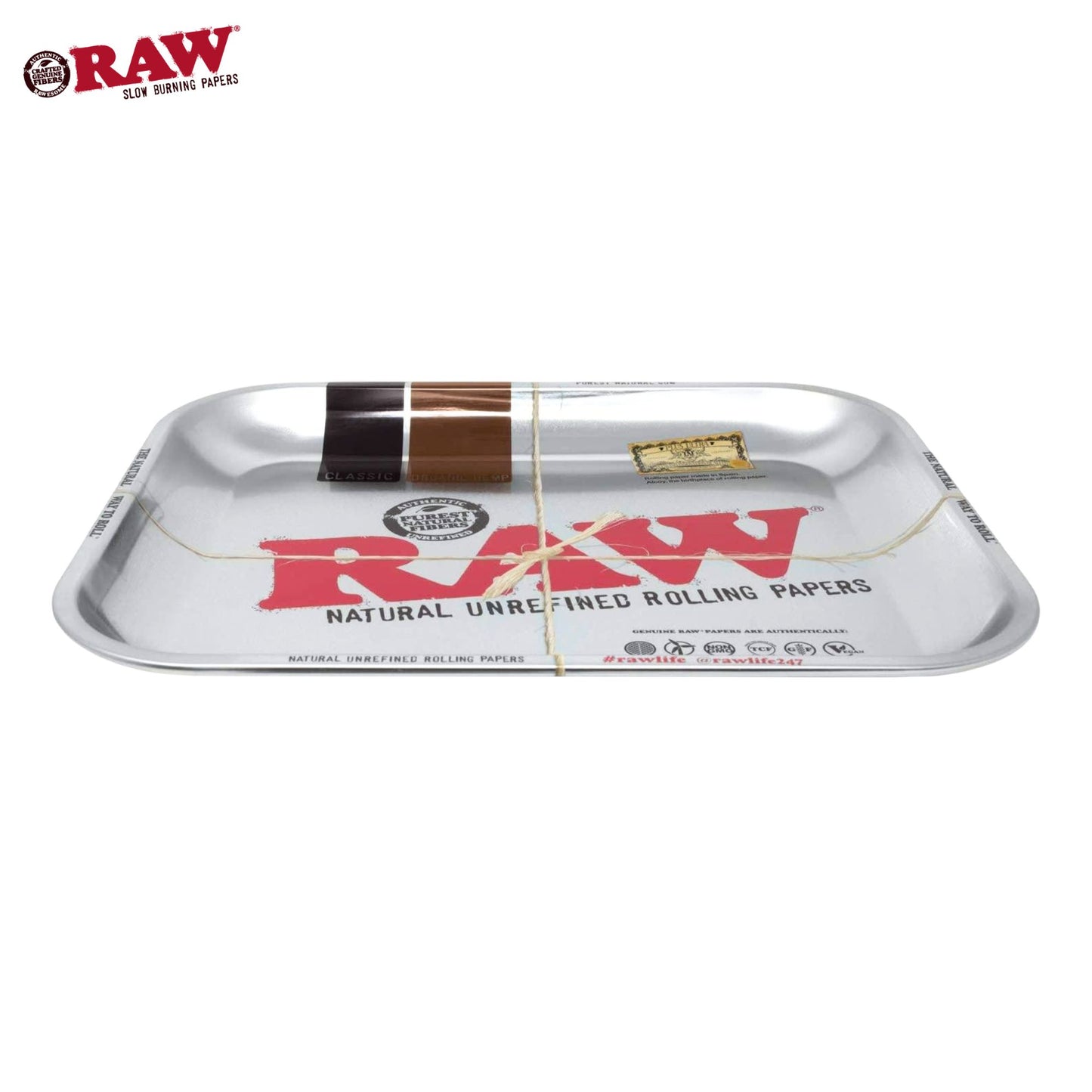 Raw Silver Square Tray