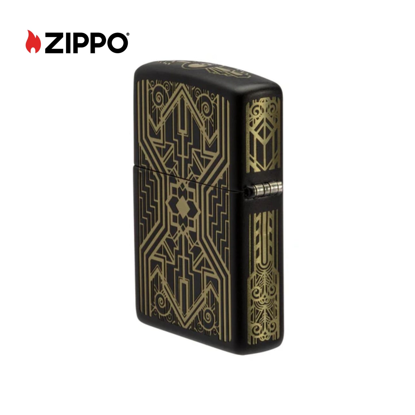 ZIPPO Art Deco Skull Design Windproof Lighter