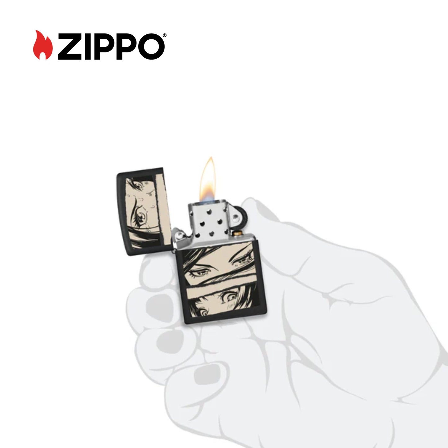 ZIPPO Comic Girl Design Windproof Lighter