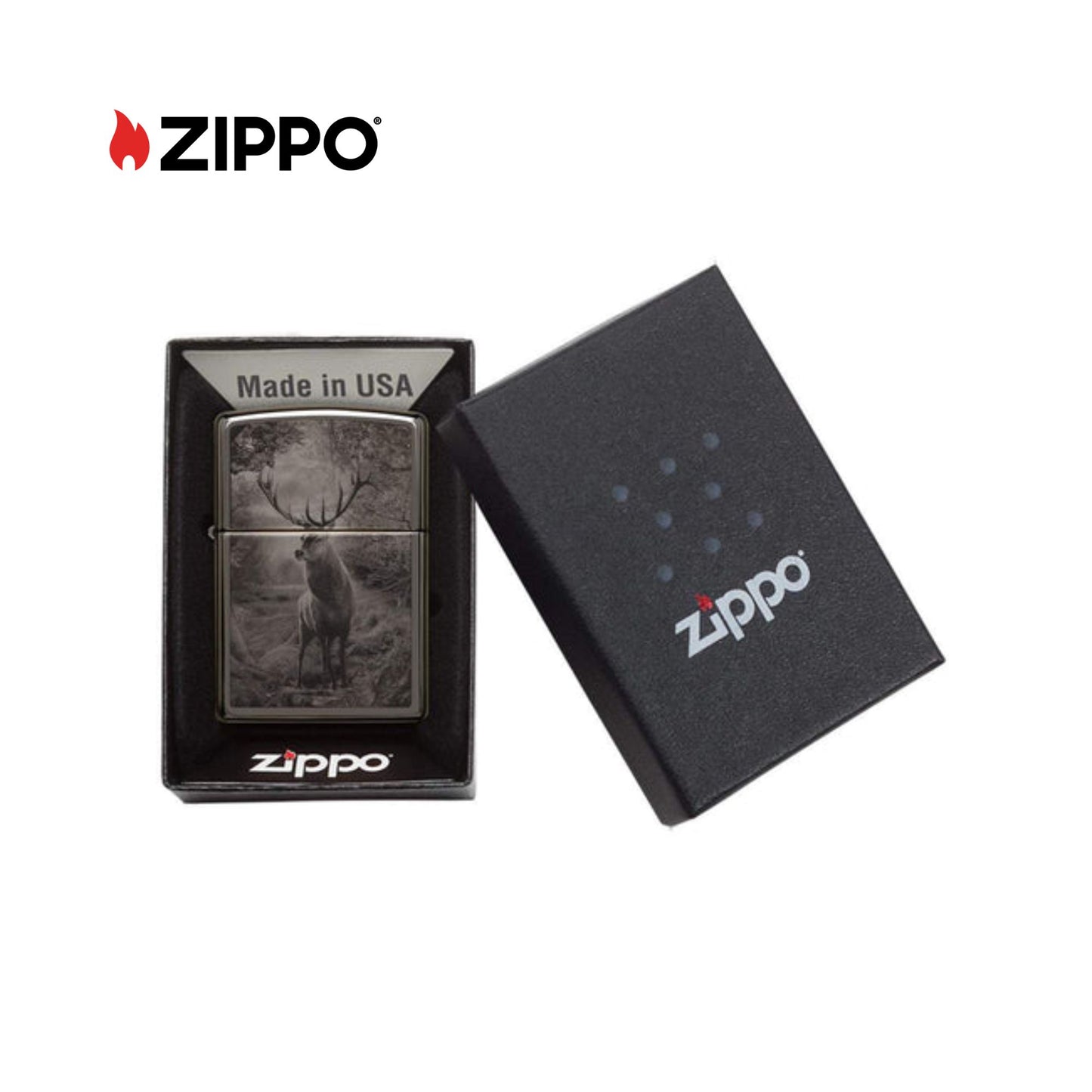 ZIPPO Deer Design Windproof Lighter