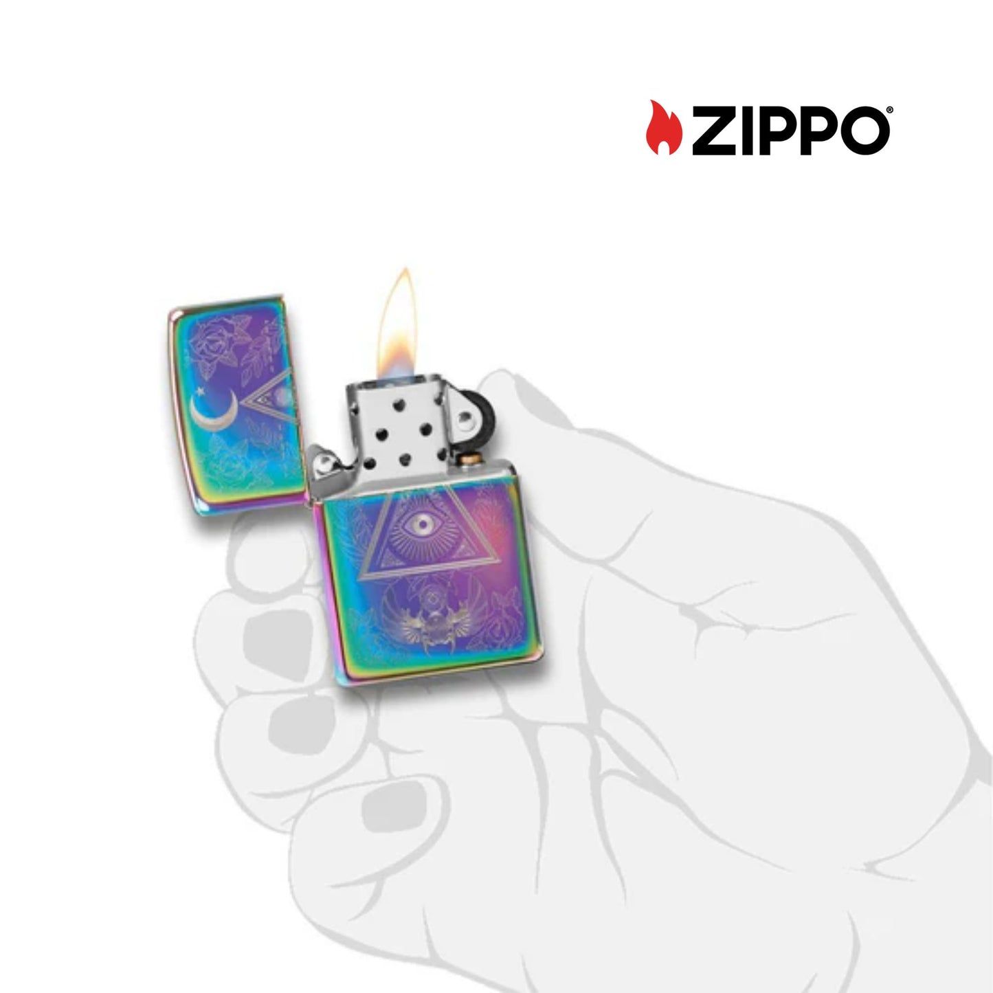 ZIPPO Eye of Providence Design Windproof Lighter