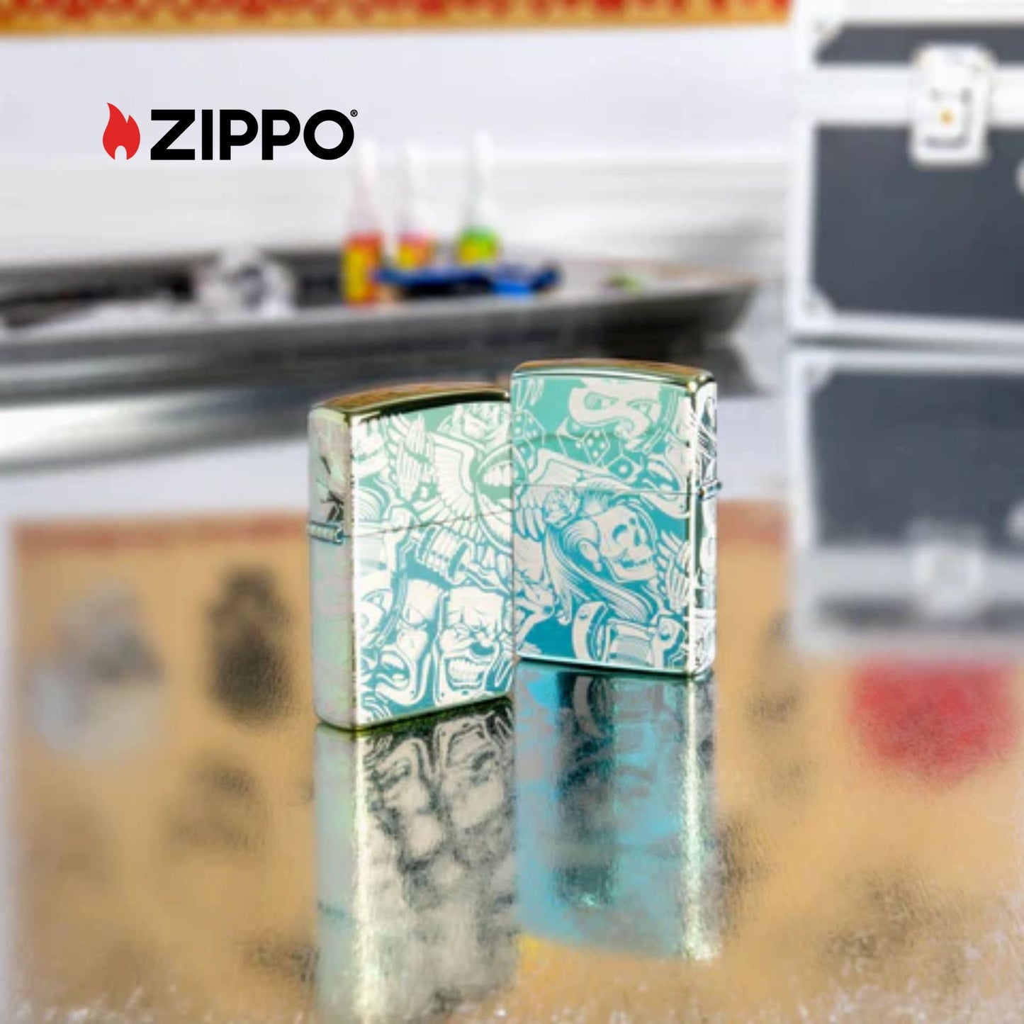 ZIPPO Tattoo Theme Design Windproof Lighter