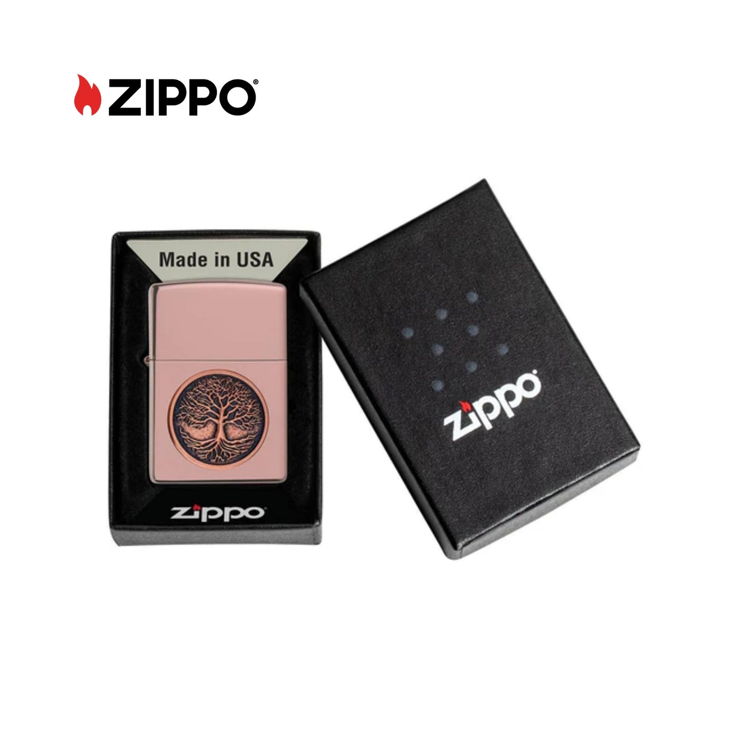ZIPPO Tree of Life Emblem Windproof Lighter