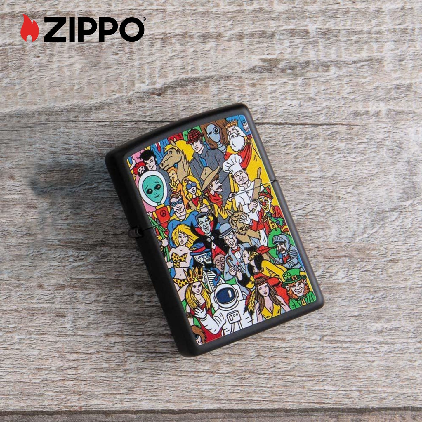 ZIPPO Where's Windy Design Windproof Lighter