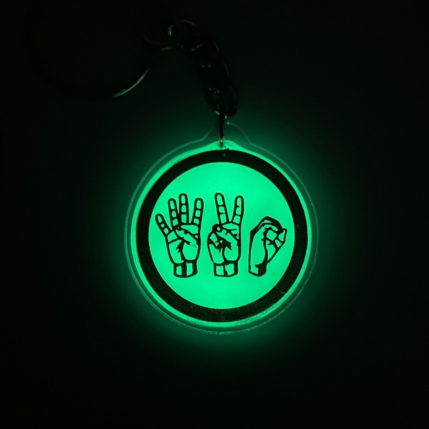Glow in the Dark Limited Edition Keychains by HighJack