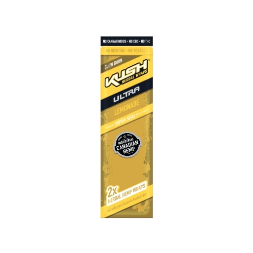 KUSH ULTRA Herbal Wraps-Lemonade