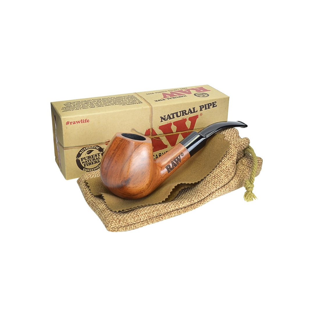 RAW NATURAL Wooden Pipe - HighJack