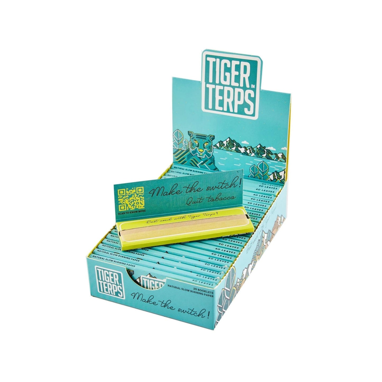 TIGER TERPS Aqua Rolling Paper - 1 ¼ Size