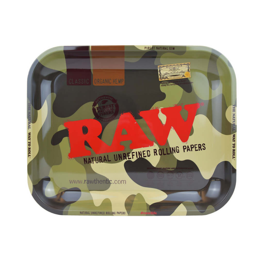 RAW CAMO Metal Rolling Tray-Large - HighJack