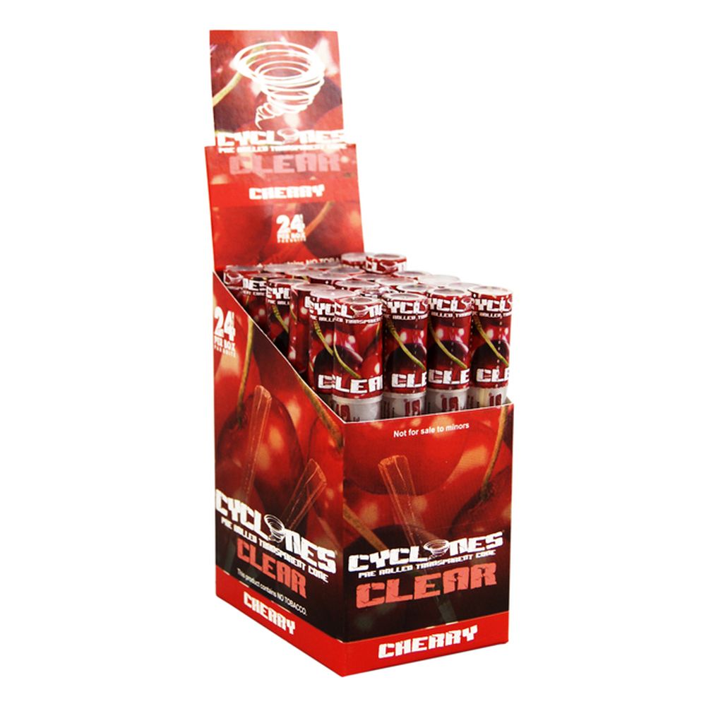 Buy Cyclones Flavored Pre-Rolled Transparent Cone Cherry flavor at Highjack India
