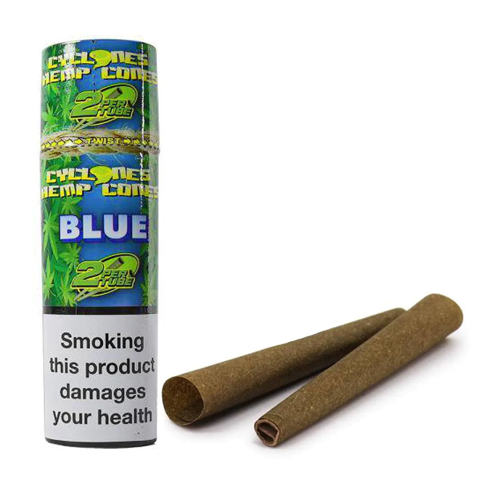CYCLONES Hemp Pre Rolled Blunt Cones - Blue