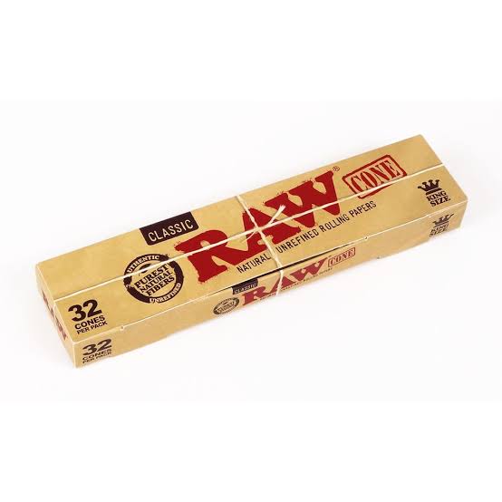 RAW Classic Pre-Rolled Cones - Pack of 32
