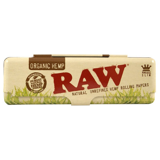 RAW ORGANIC Metal Case for King Size Rolling Papers online at Highjack India