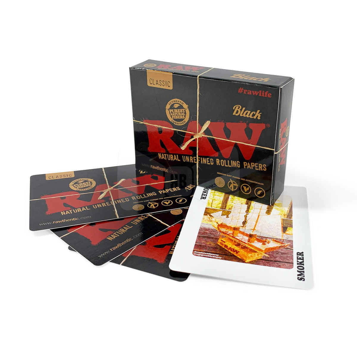 RAW BLACK Playing Cards - HighJack
