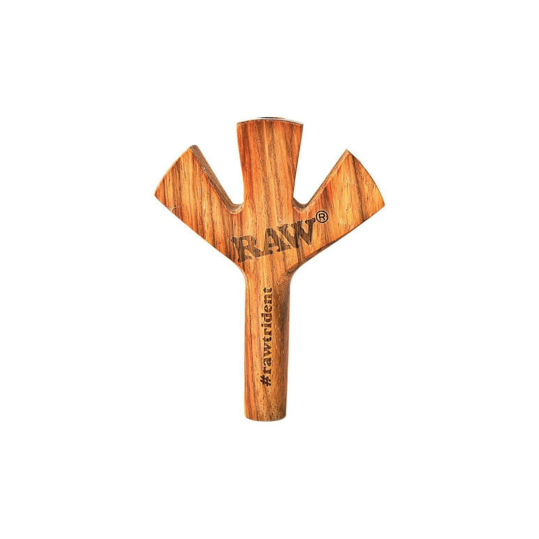 RAW Trident Cigrarette Holder-Wooden - HighJack