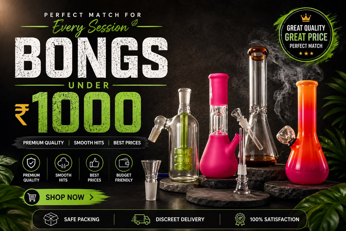 Glass Bong Under 1000Rs In India 