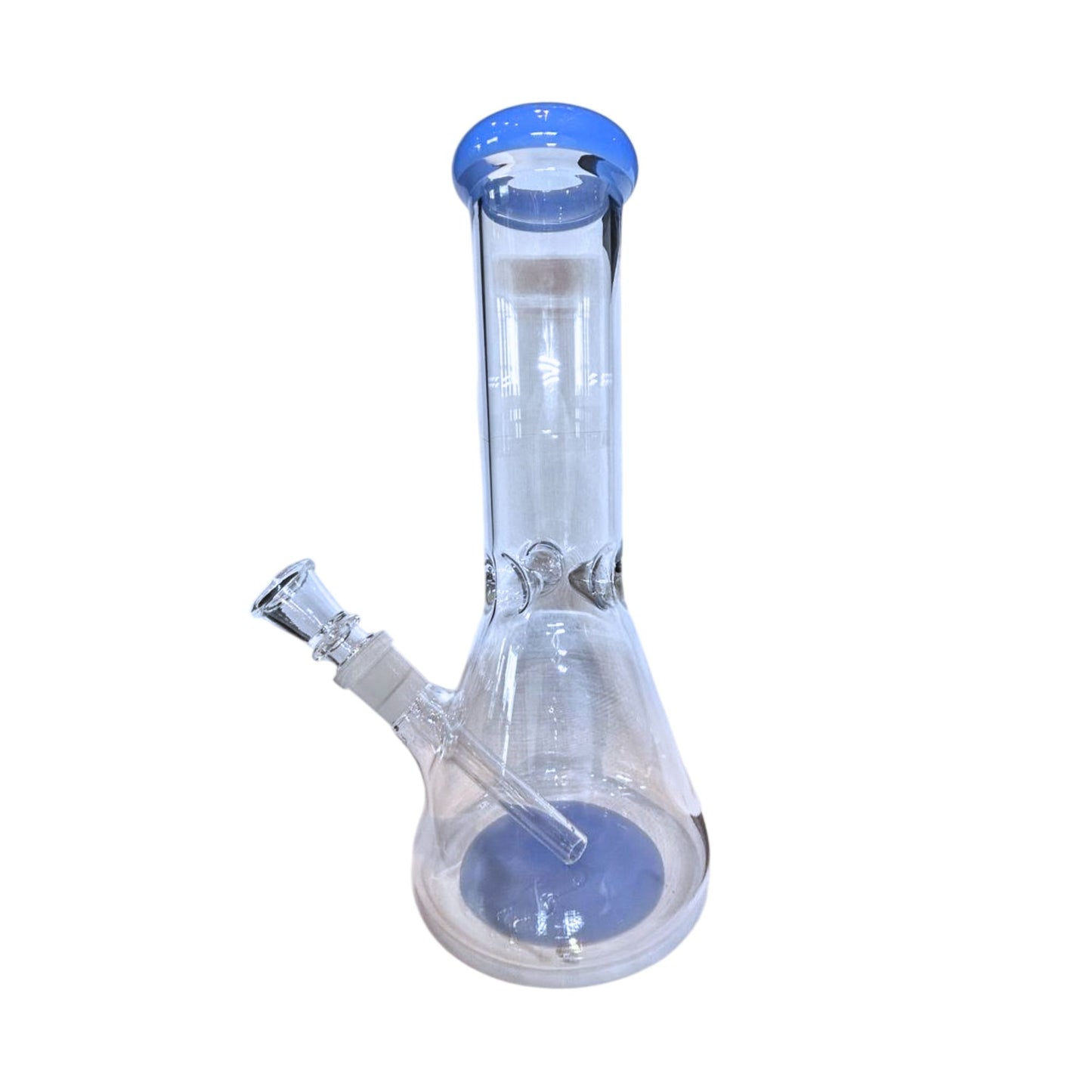10-Inch Beaker Glass Bong - Blue 
