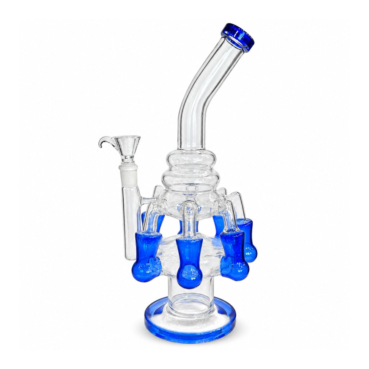 Recycler Glass Bong with 14mm Shooter 