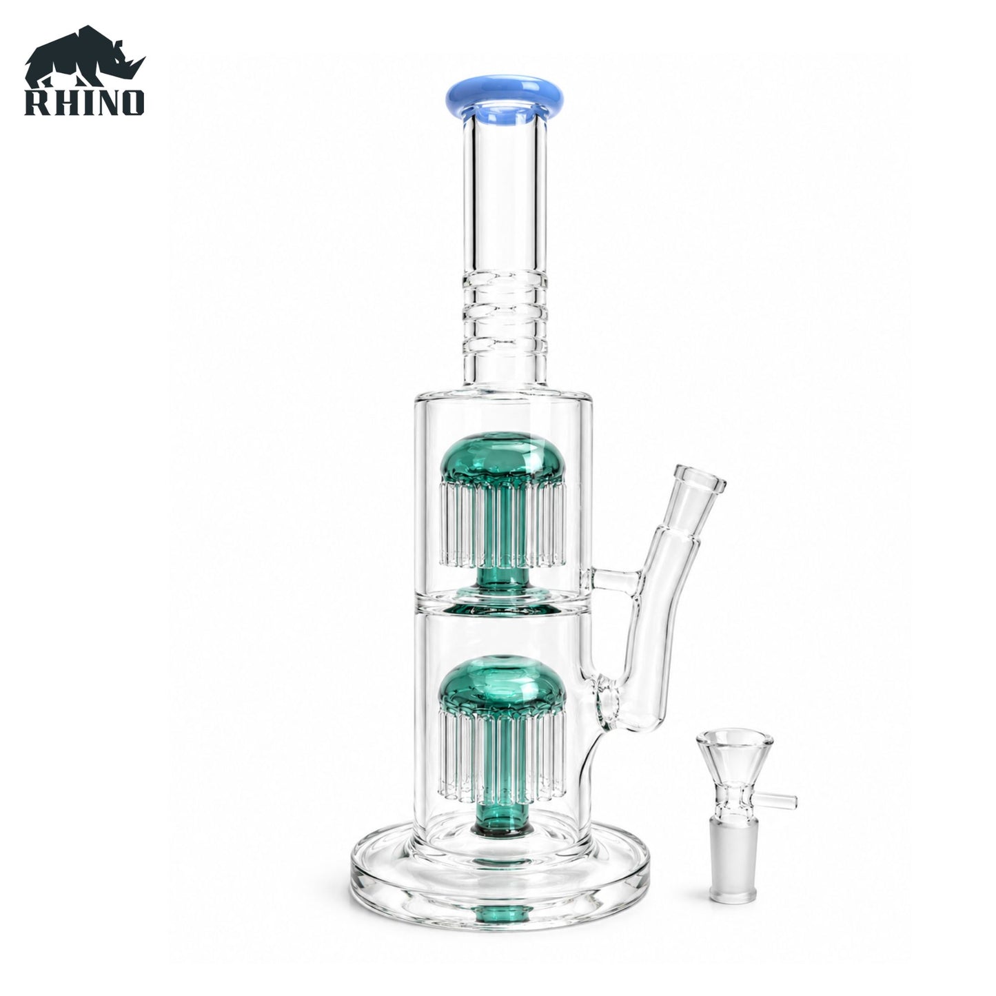 Double Tree Percolator Glass Bong