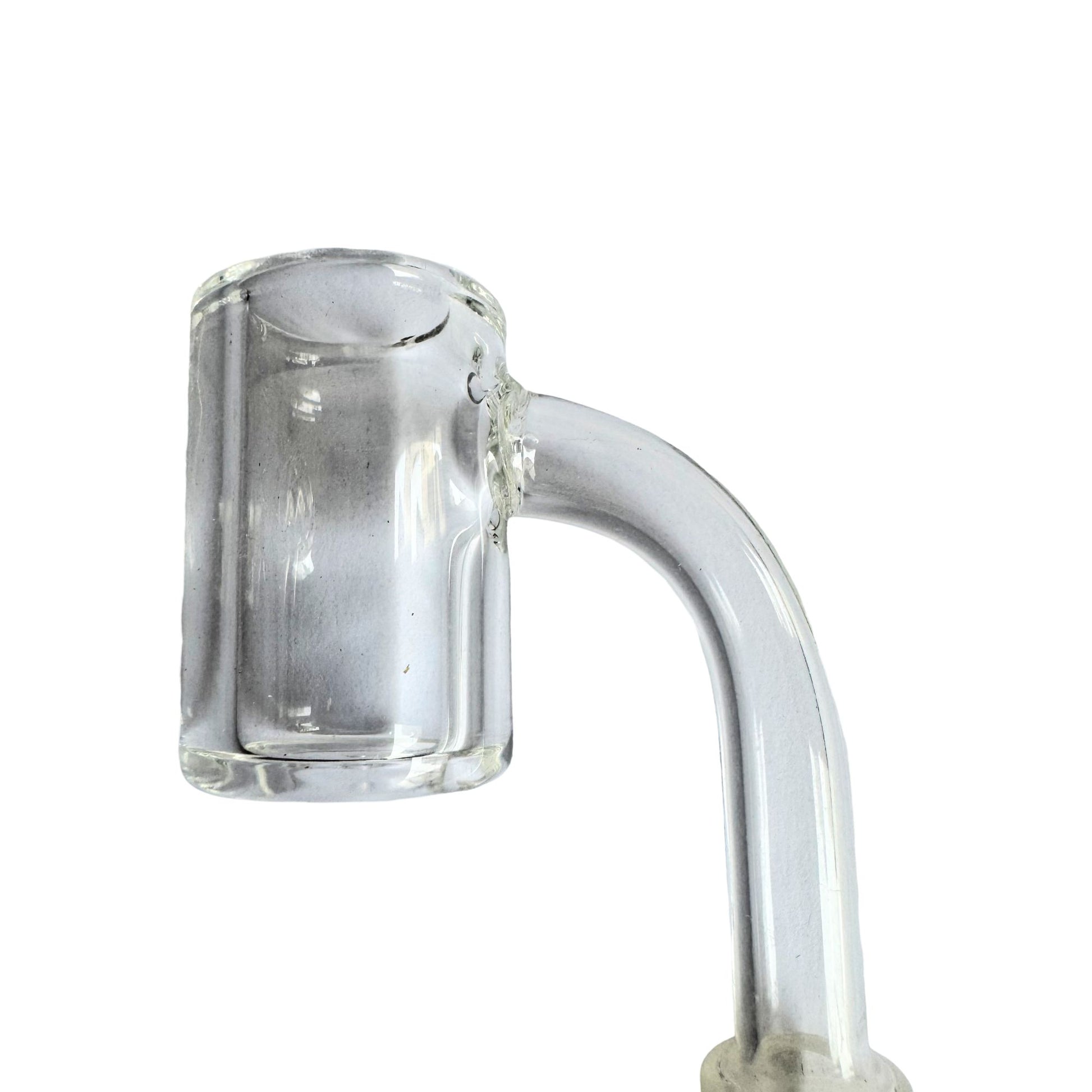Flat Top Glass Banger | 14mm male close up