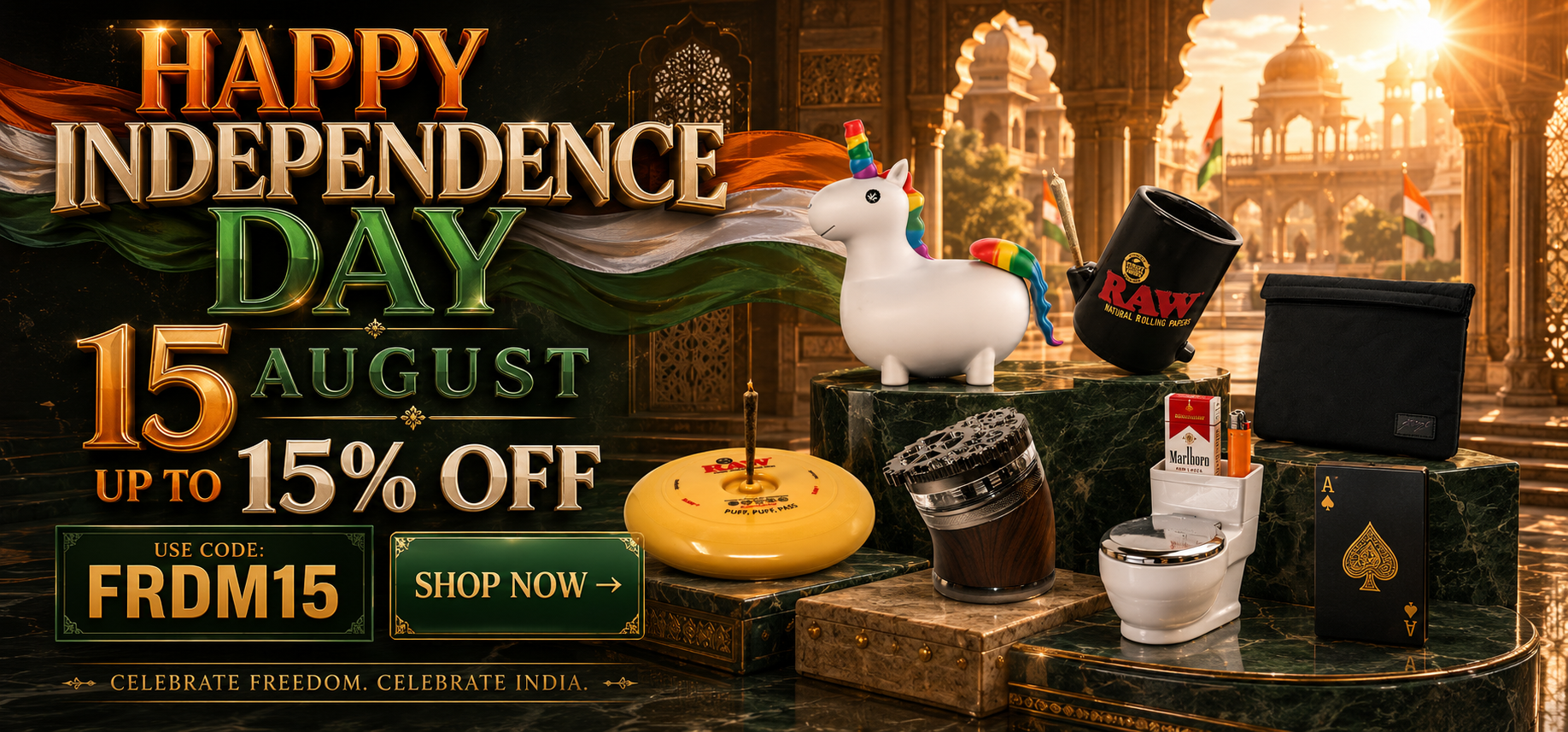 smoking accessories 15th AUGUST SALE