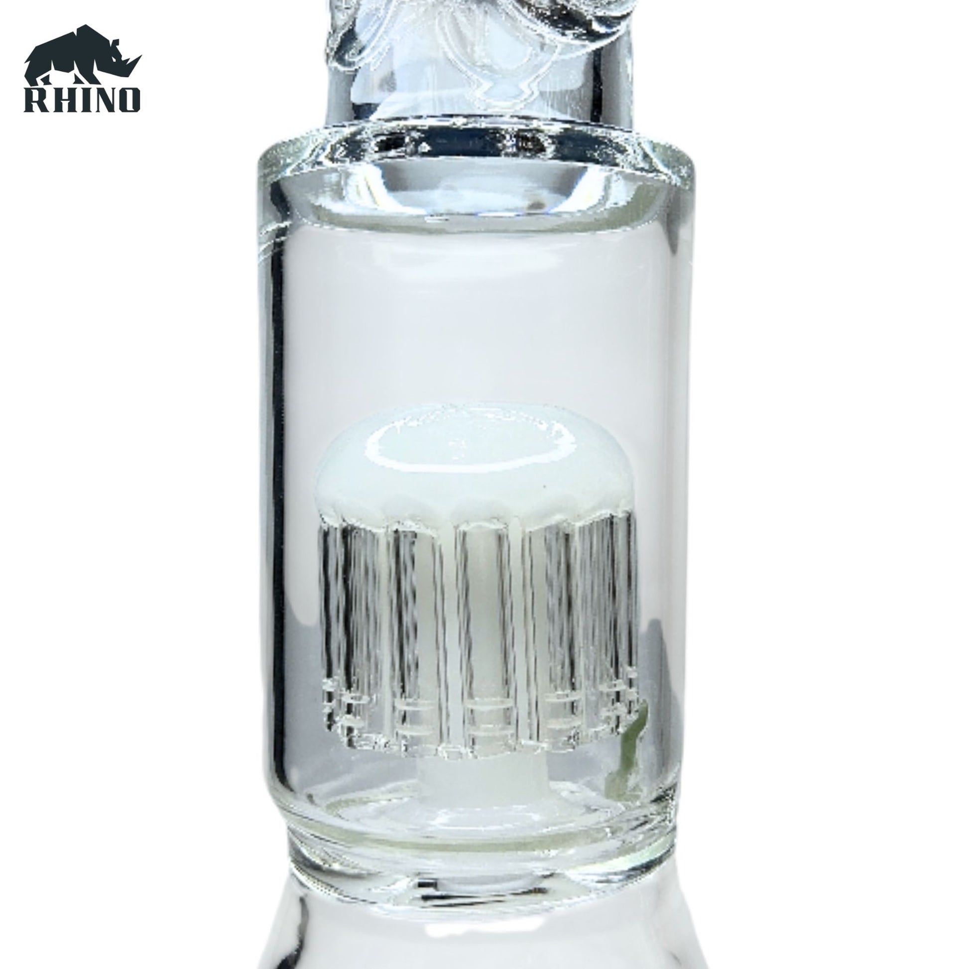 Glass Perc Bong - 14 Slits Diffuser